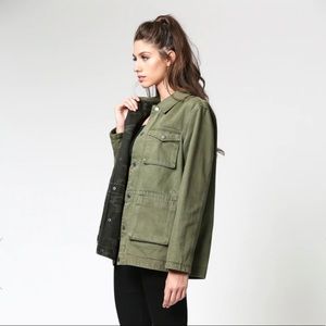 HIDDEN REBEL OLIVE GREEN CAMO REVERSIBLE JACKET SMALL NWT